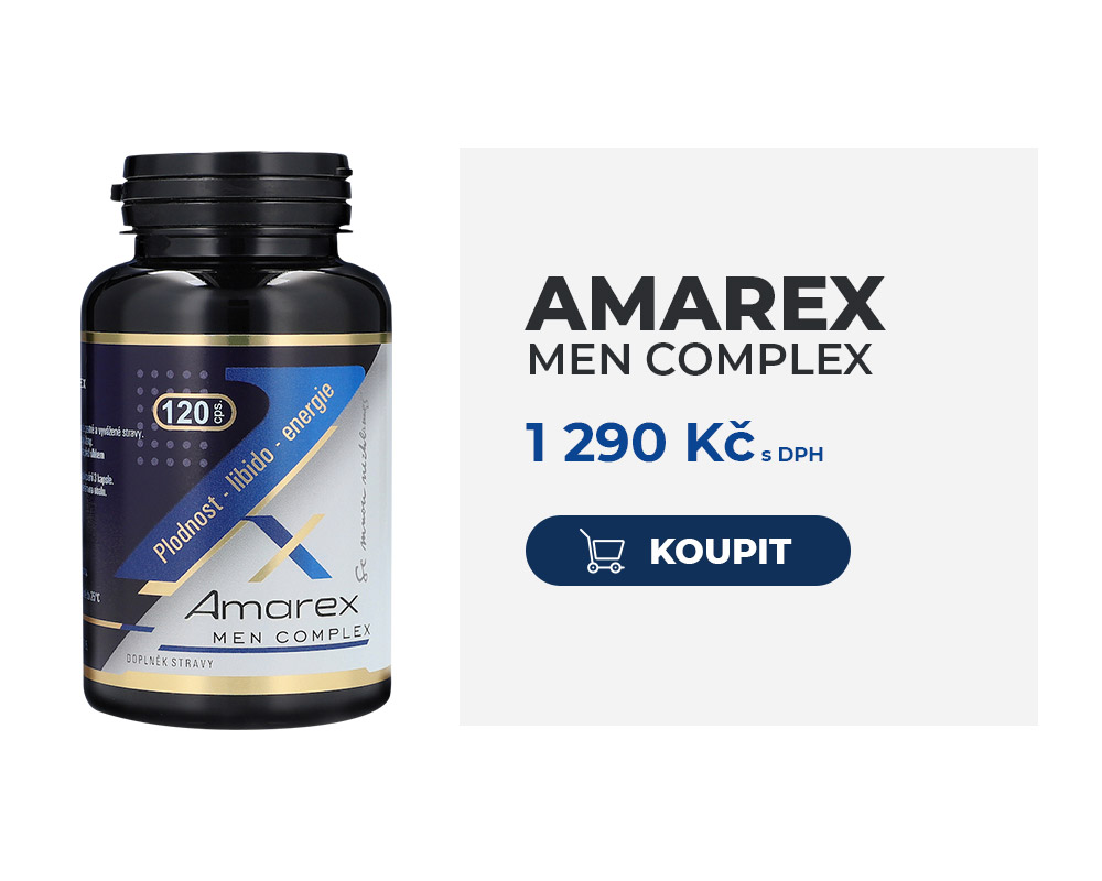 AMAREX MEN COMPLEX - Domácí pomoc s nedostatečnou erekcí